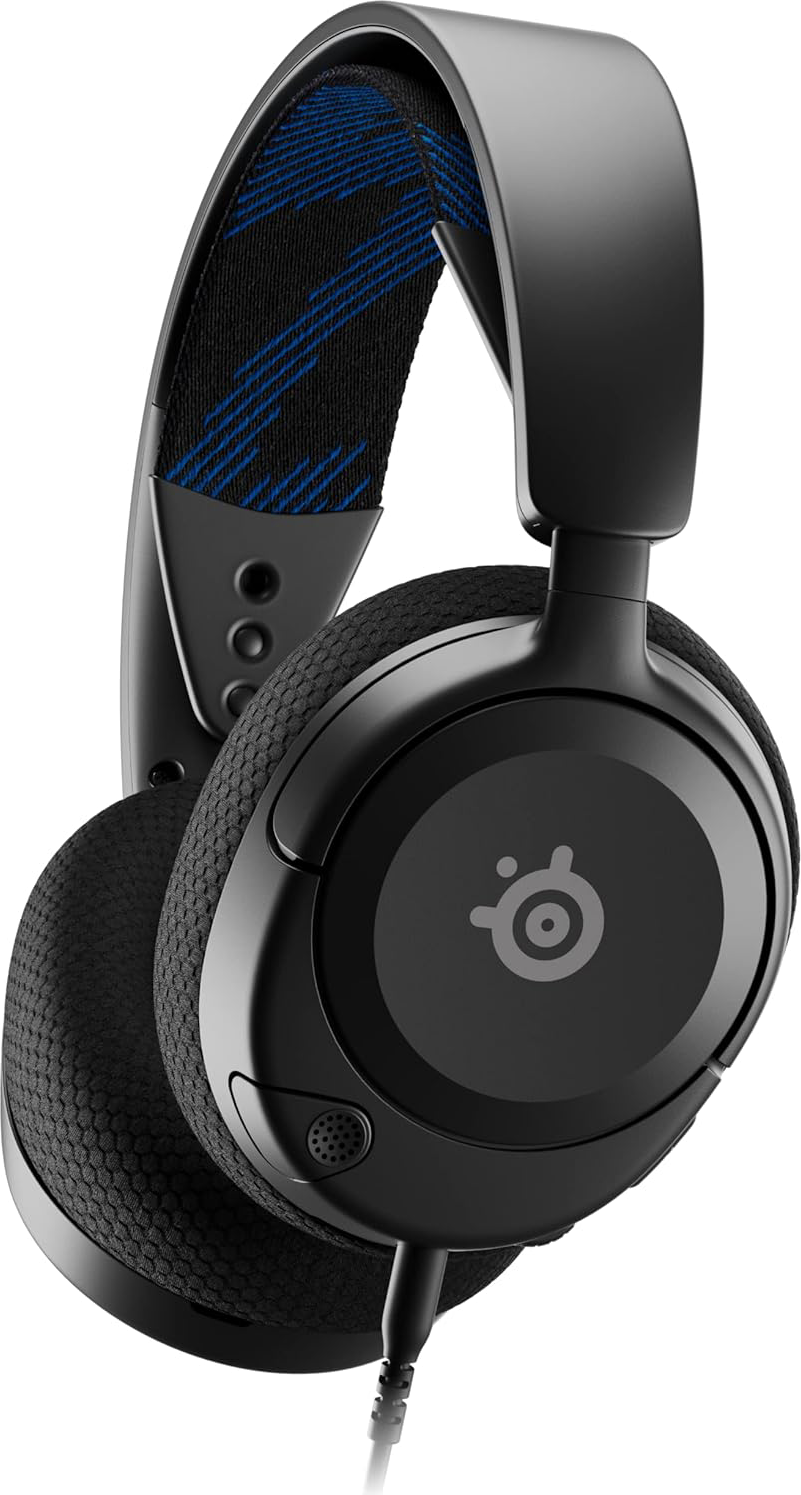 SteelSeries Arctis Nova 1P Multi-System Gaming Wired Headset (White)